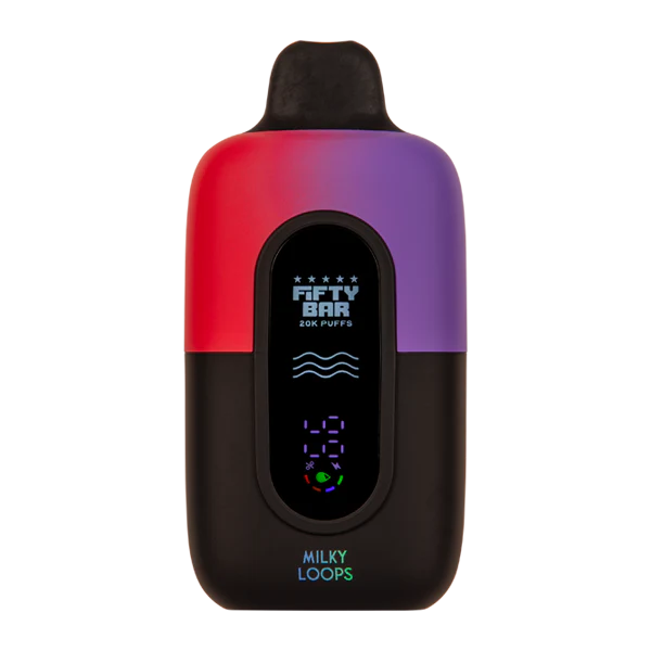 Milky Loops Fifty Bar 20K - Black Coral